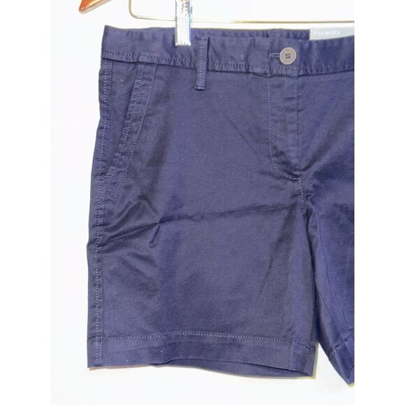 NWT Talbots Navy Girlfriend Chino Short 6” Inseam Size 4 - Picture 5 of 13